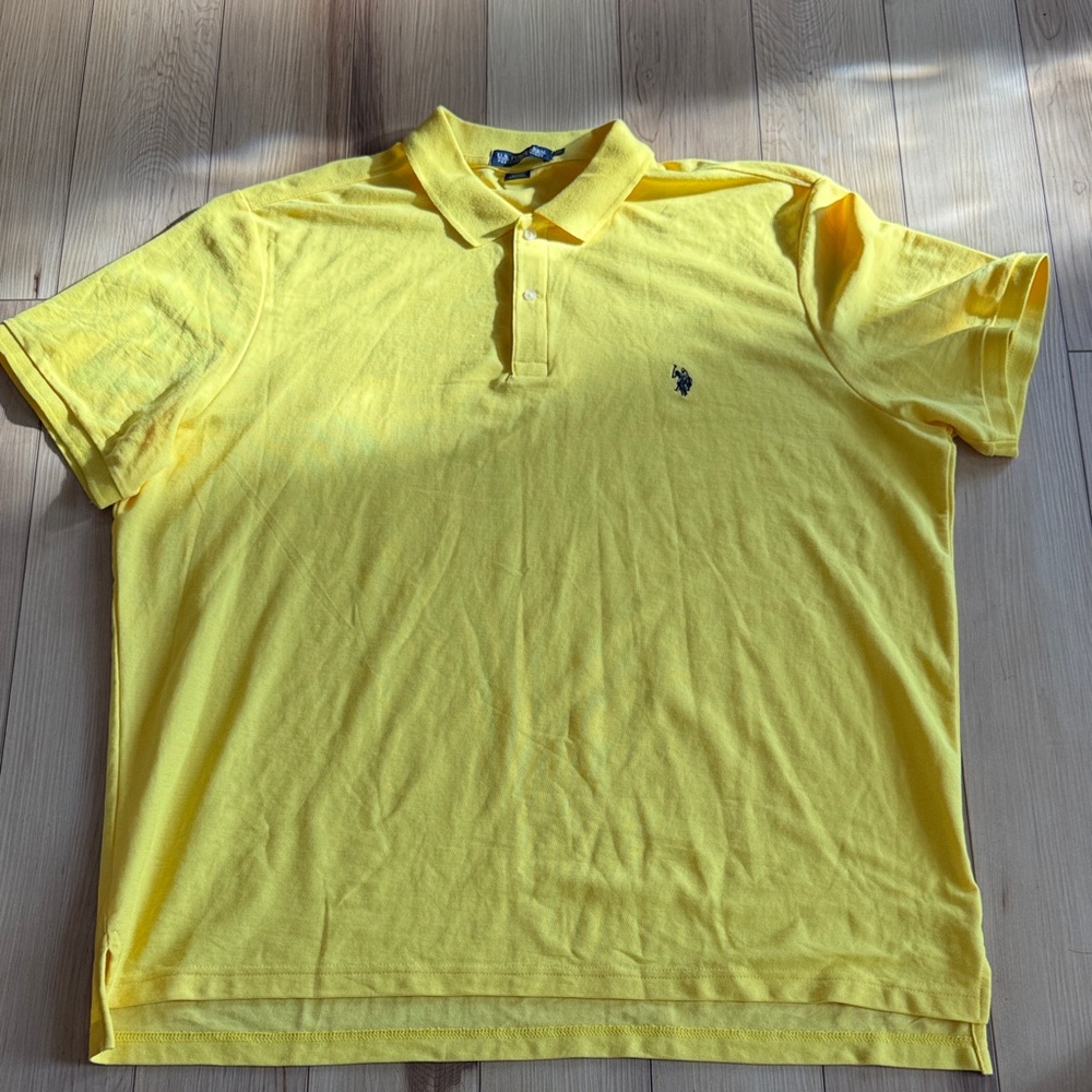US Polo Assn. Yellow Polo Shirt